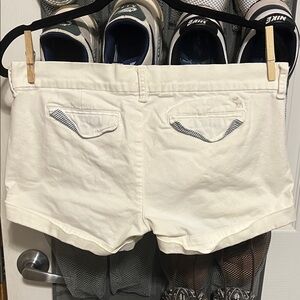 Abercrombie & Fitch Cream Jean Shorts